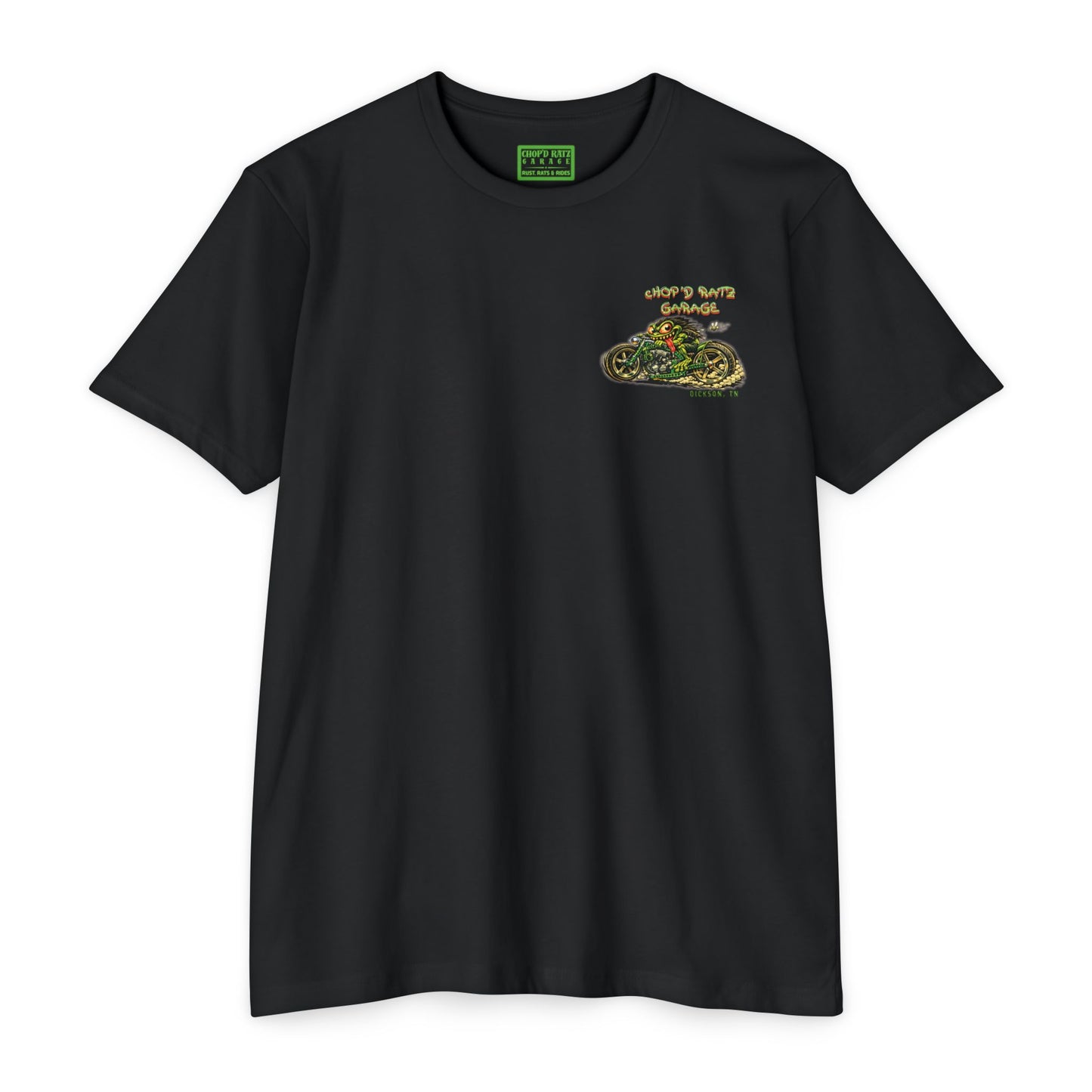 RIVVIT Frog Motorcycle T-Shirt — "Chop'D Ratz Garage" Vintage Tee - Chop'D Ratz Garage