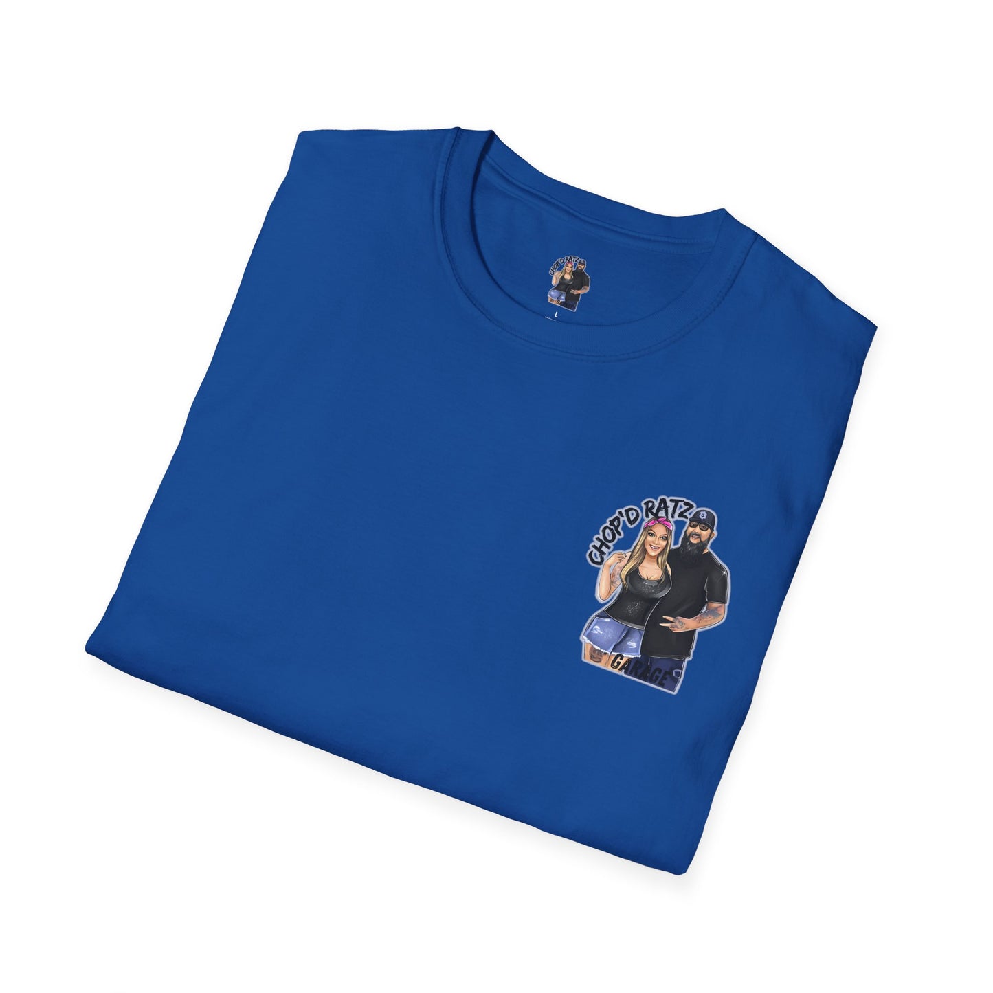 Power Couple Tee, Chop'D Ratz Garage, Graphic T-Shirt, Unisex Casual
