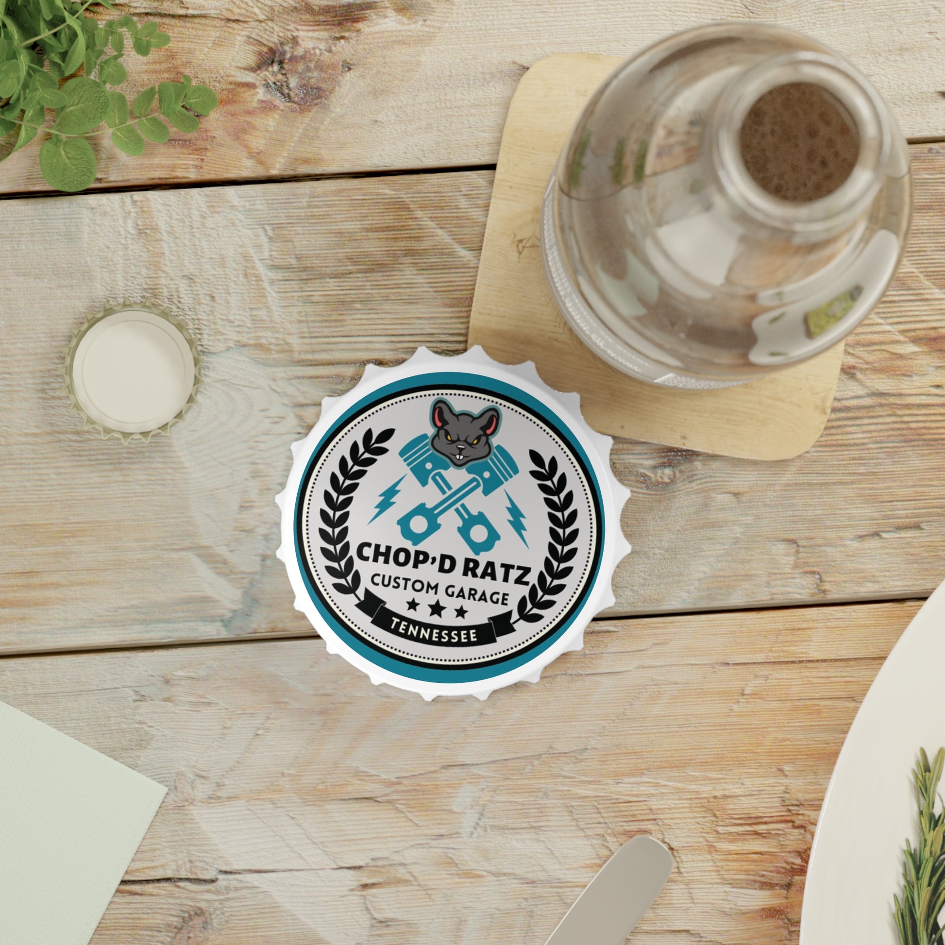 CRG Custom Bottle Opener Magnet - Chop'D Ratz Garage