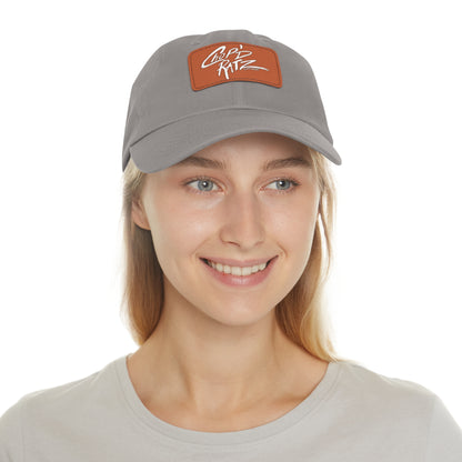CRG Dad Hat w/ Leather Patch - Chop'D Ratz Garage