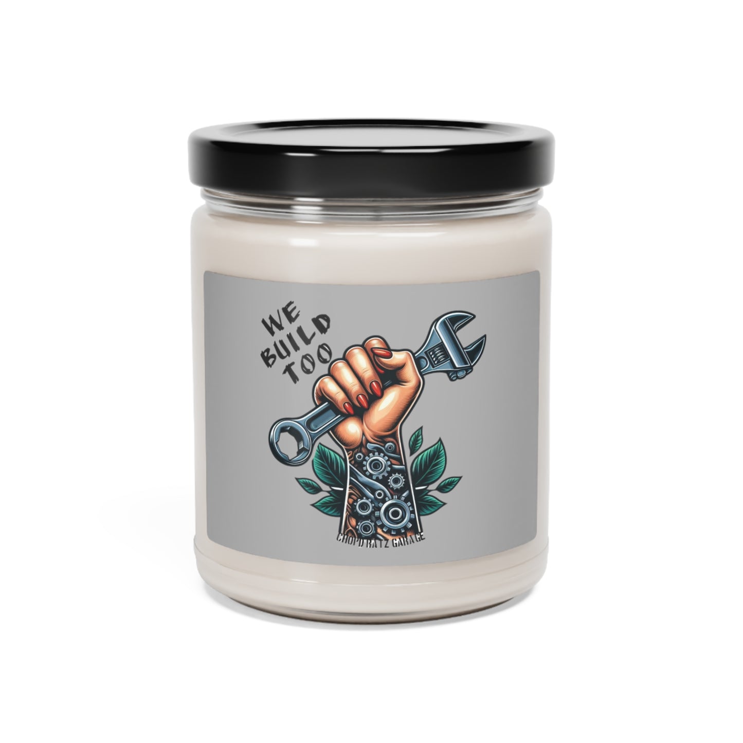WE BUILD TOO Women Power Scented Soy Candle, 9oz - Chop'D Ratz Garage