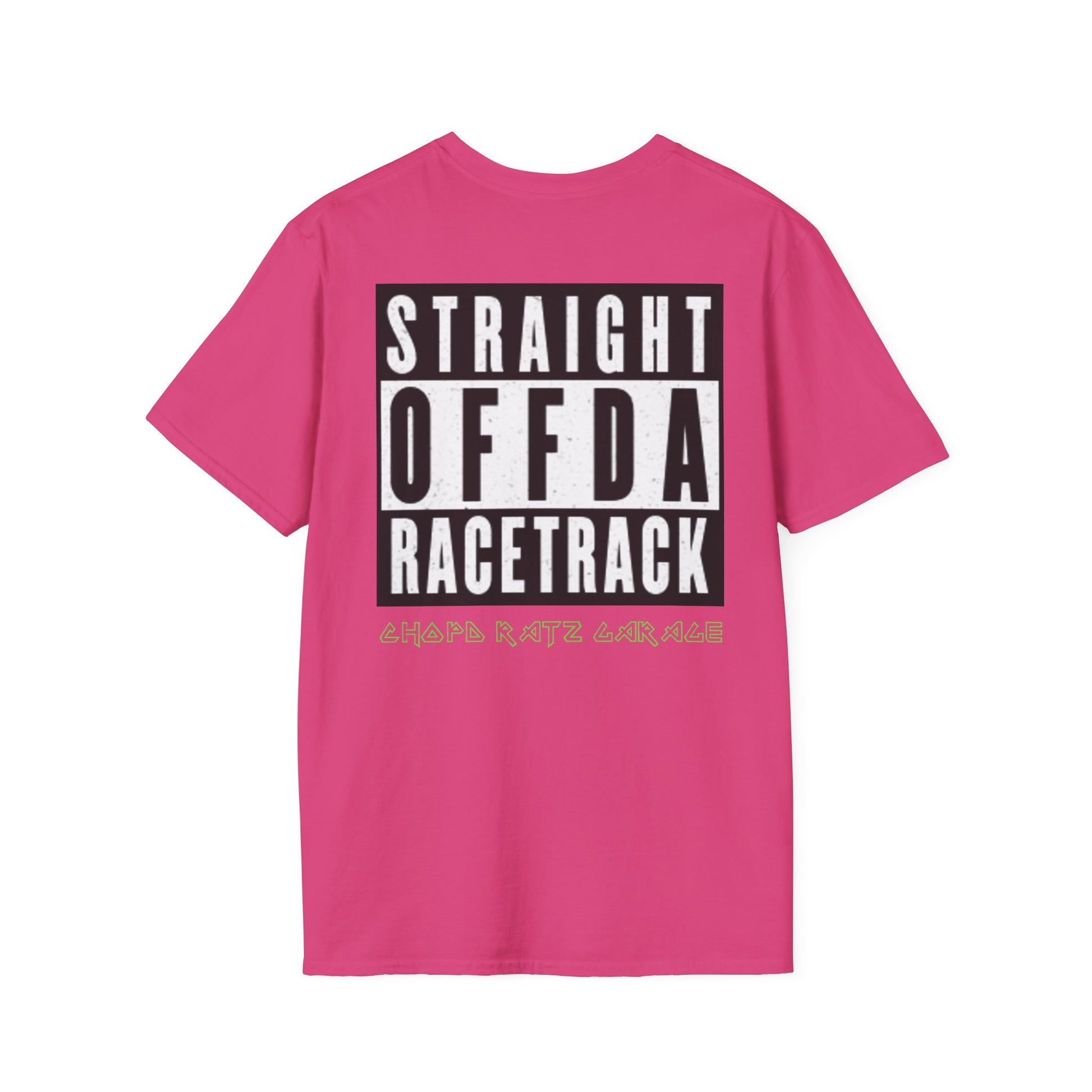 OFF THE RACE TRACK Unisex Softstyle Shirt - Chop'D Ratz Garage