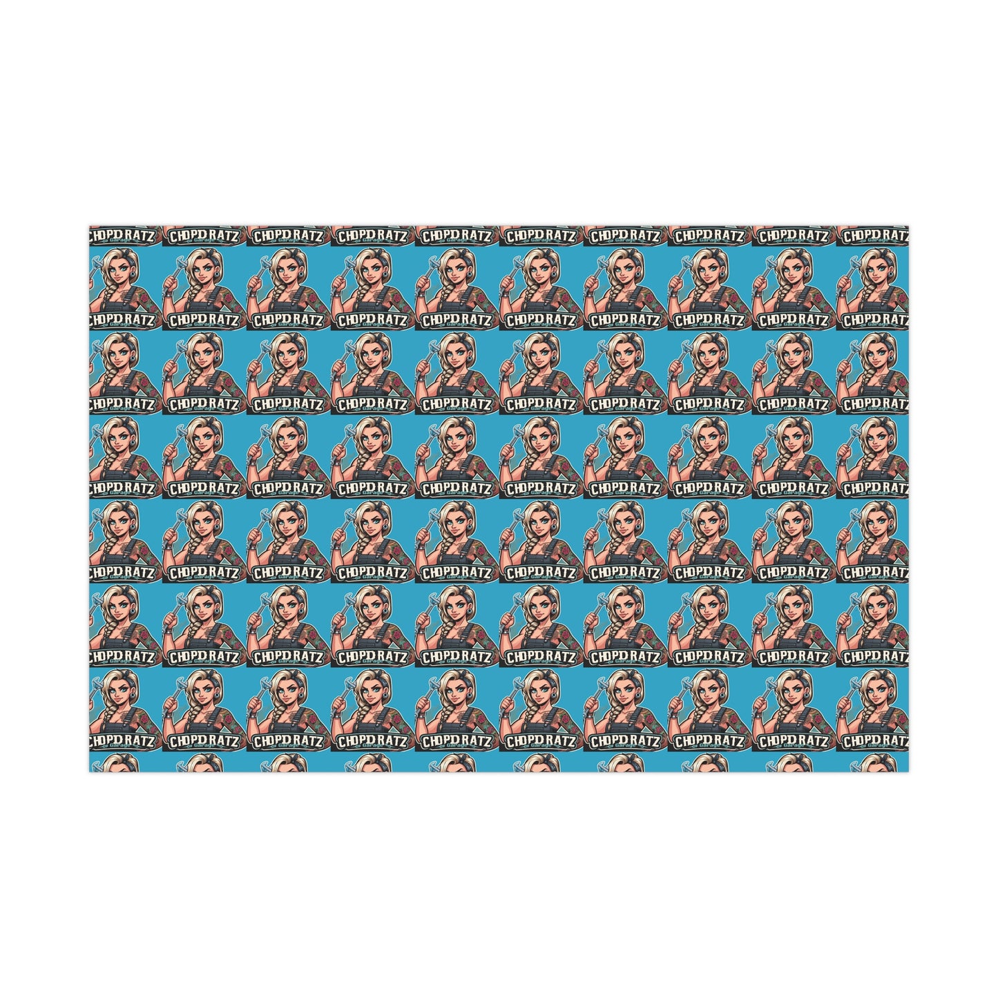 CRG Boss Lady Gift Wrap Paper - Chop'D Ratz Garage