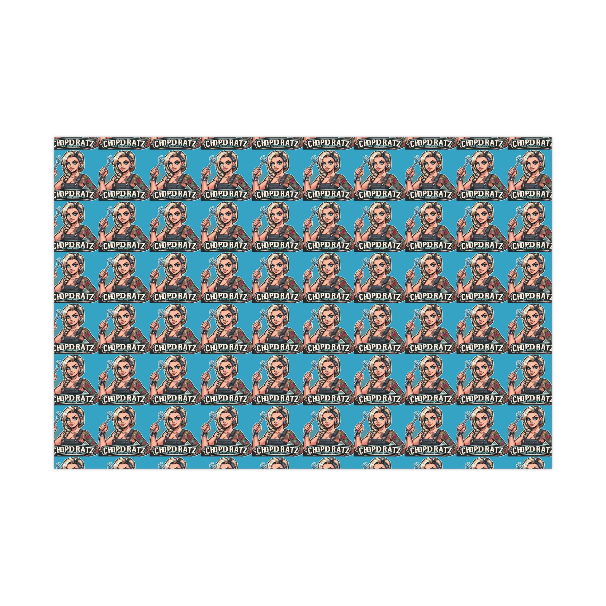 CRG Boss Lady Gift Wrap Paper - Chop'D Ratz Garage