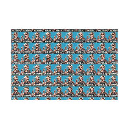 CRG Boss Lady Gift Wrap Paper - Chop'D Ratz Garage