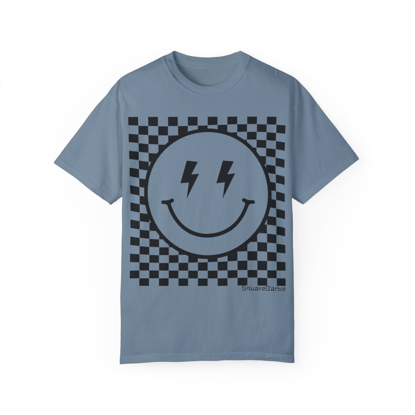 Retro Smiley Groovy Shirt | Checkered Shirt | Groovy Retro Tee | Trendy Aesthetic | Comfort Colors Graphic Tee | Vintage-inspired Graphic Shirt