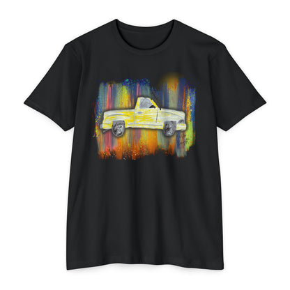 George's Dodge Yellow Truck T-Shirt — Watercolor by Easton K.