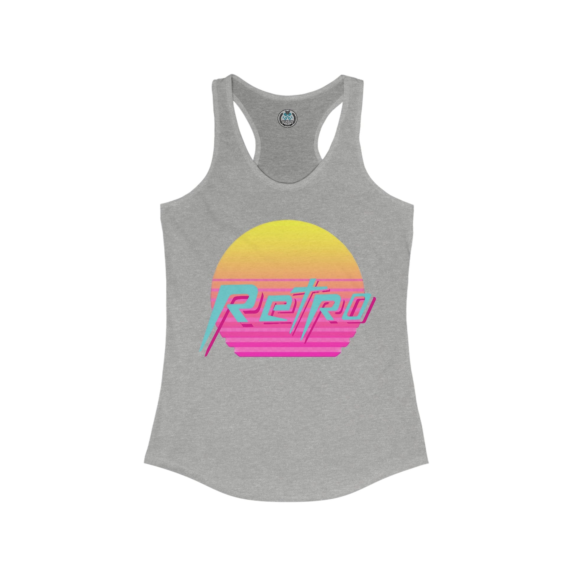 RETRO VIBES Women's Racerback Tank Top - Chop'D Ratz Garage