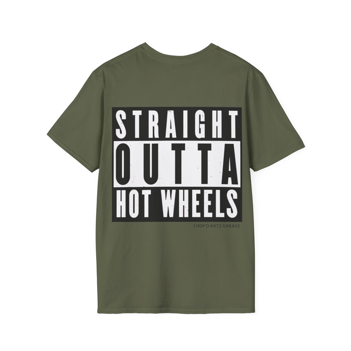Funny "Straight Outta Hot Wheels" T-Shirt Adult Unisex