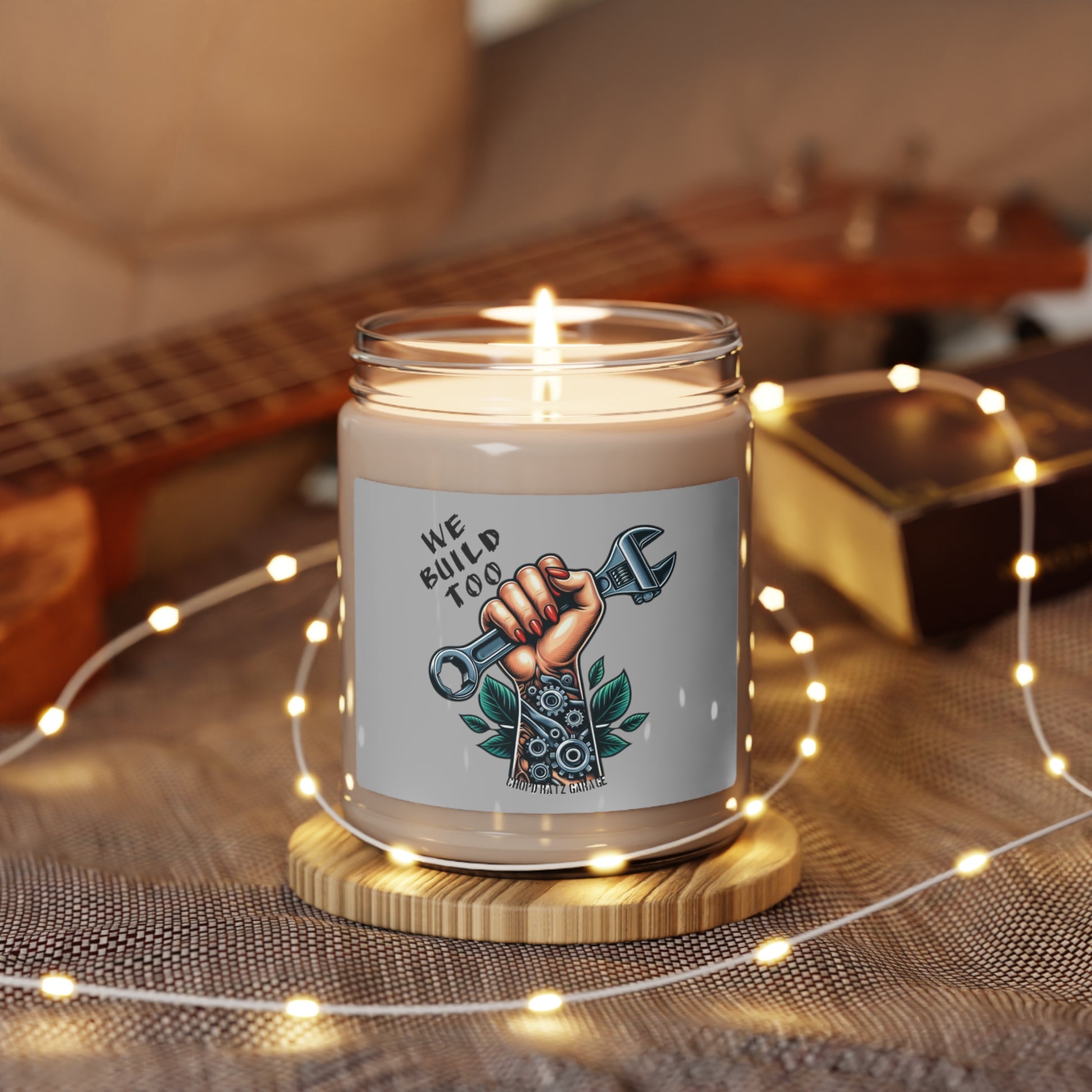 WE BUILD TOO Women Power Scented Soy Candle, 9oz - Chop'D Ratz Garage