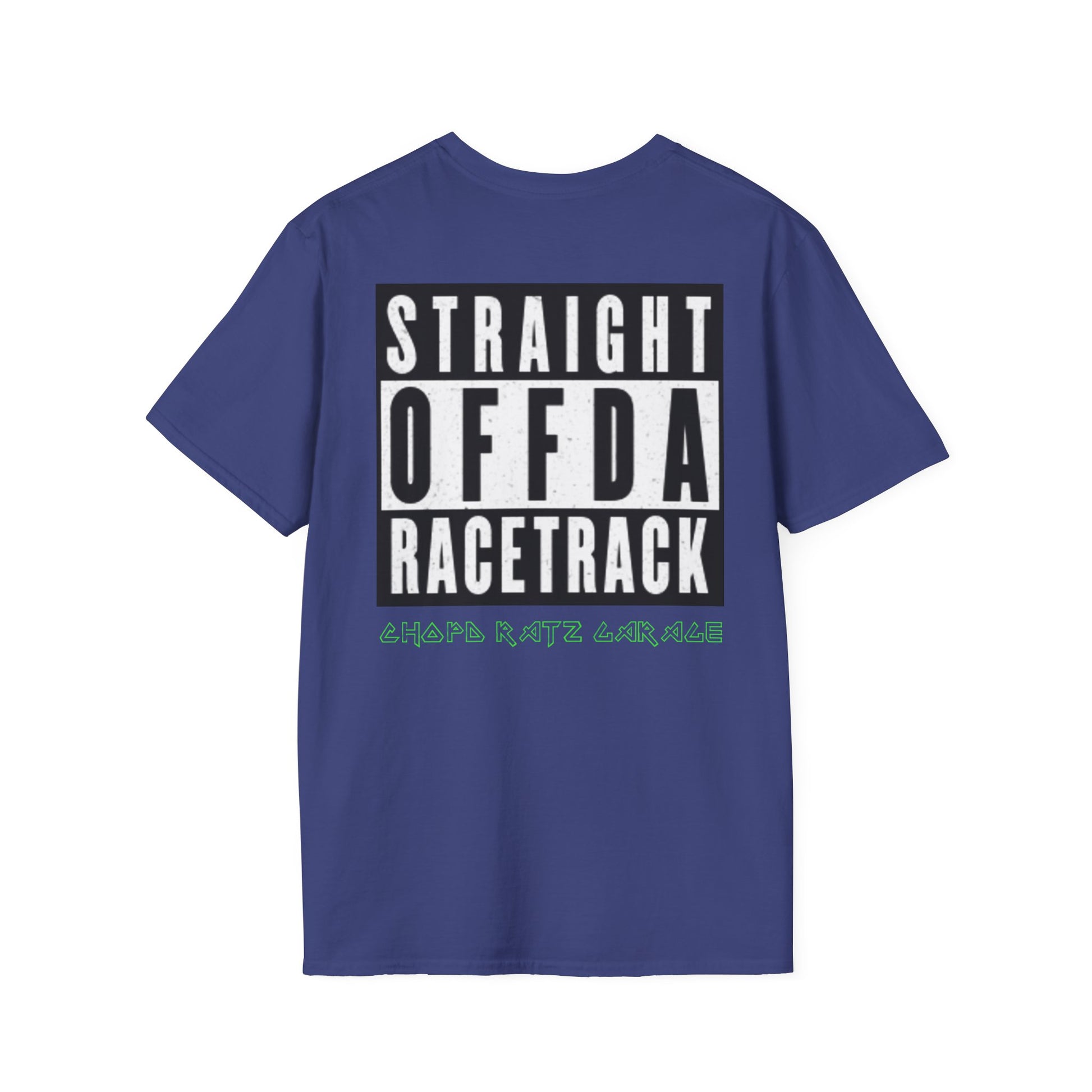 OFF THE RACE TRACK Unisex Softstyle Shirt - Chop'D Ratz Garage