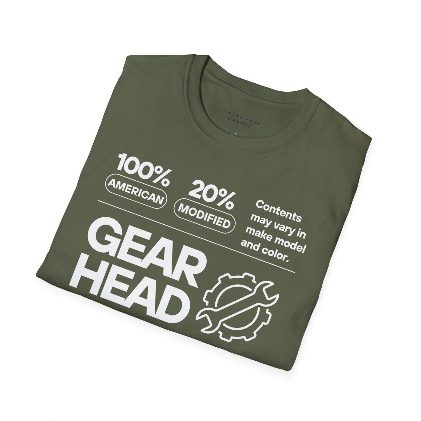 GEARHEAD 100% Unisex Shirt - Chop'D Ratz Garage