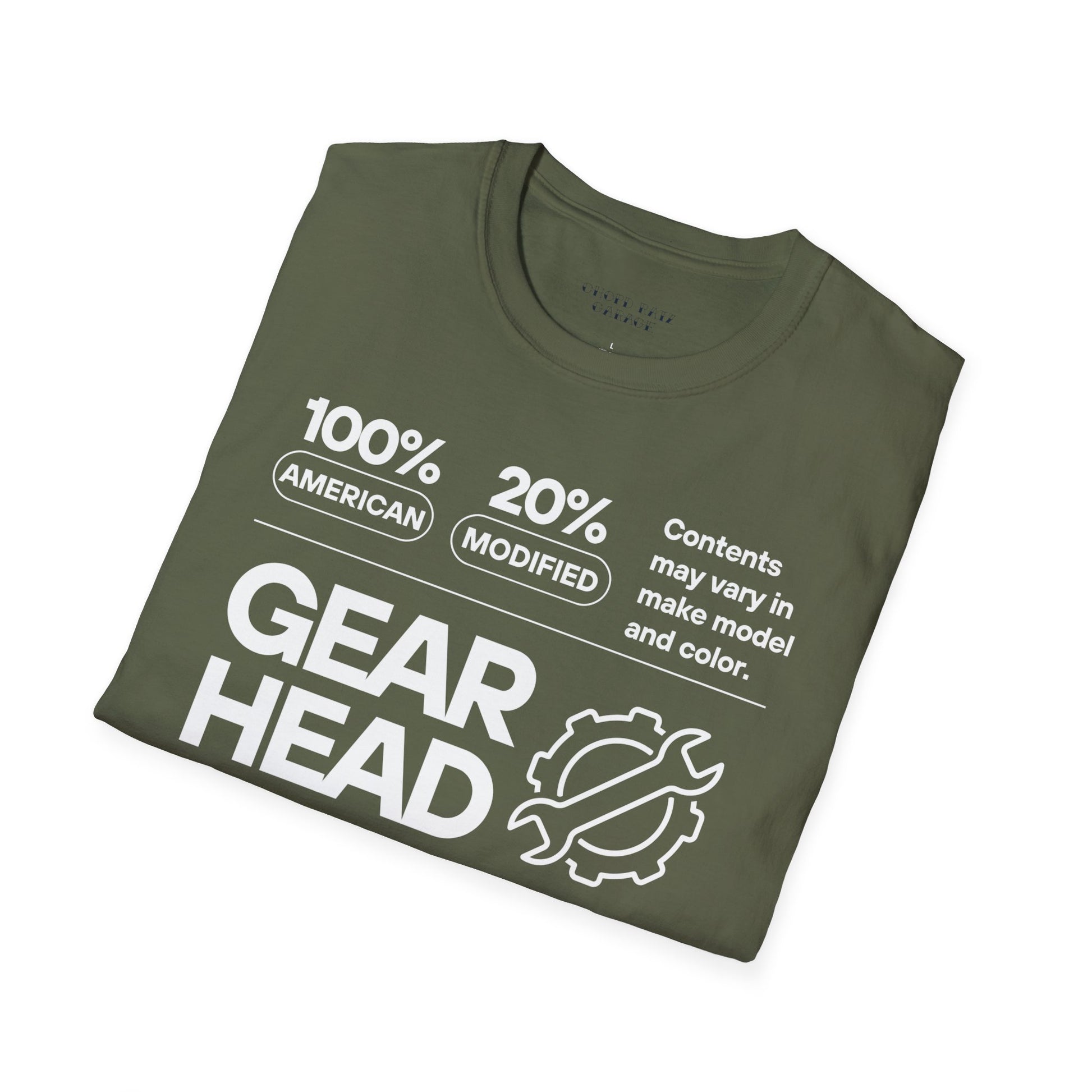 GEARHEAD 100% Unisex Shirt - Chop'D Ratz Garage