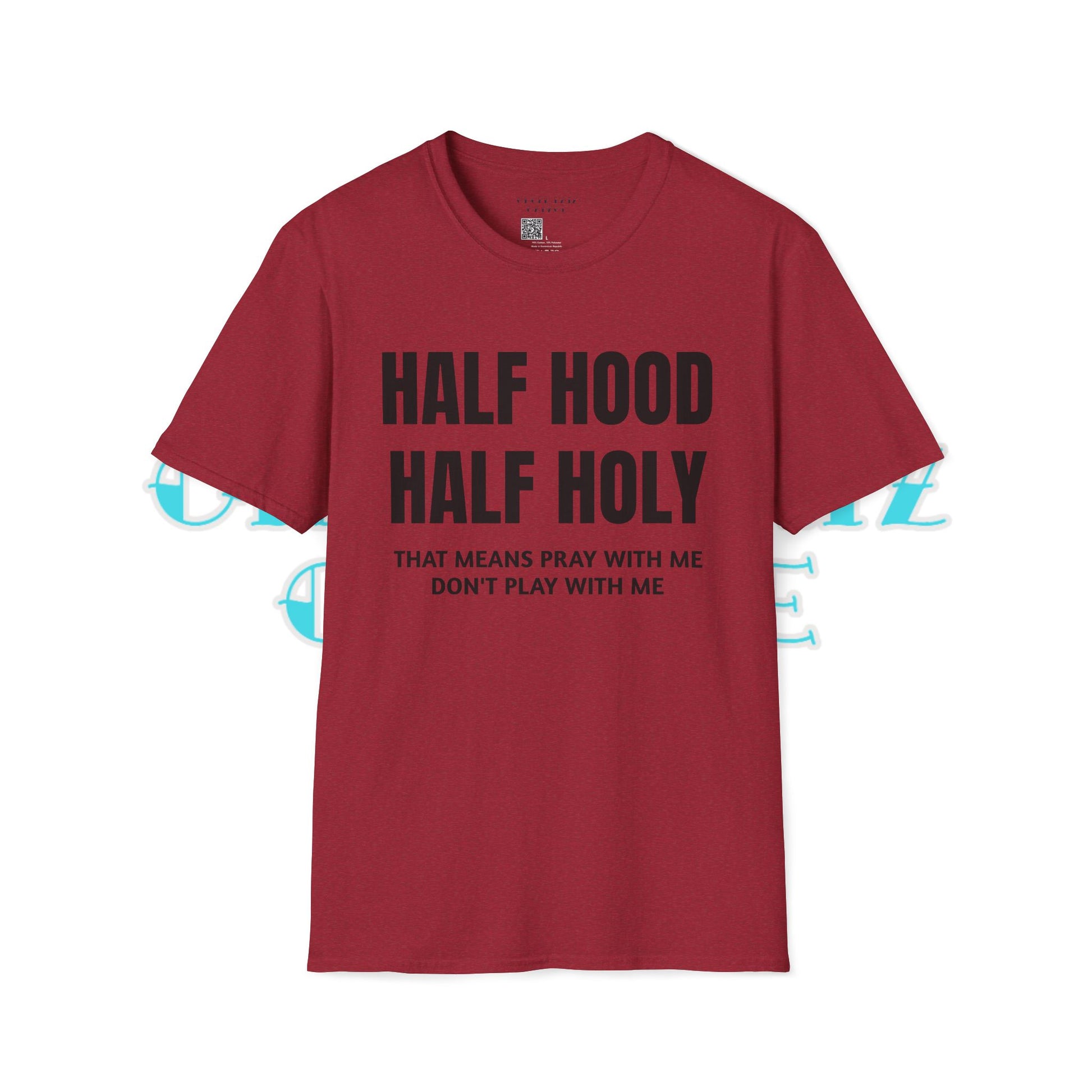HALF HOOD HALF HOLY Unisex T-Shirt SALE - Chop'D Ratz Garage