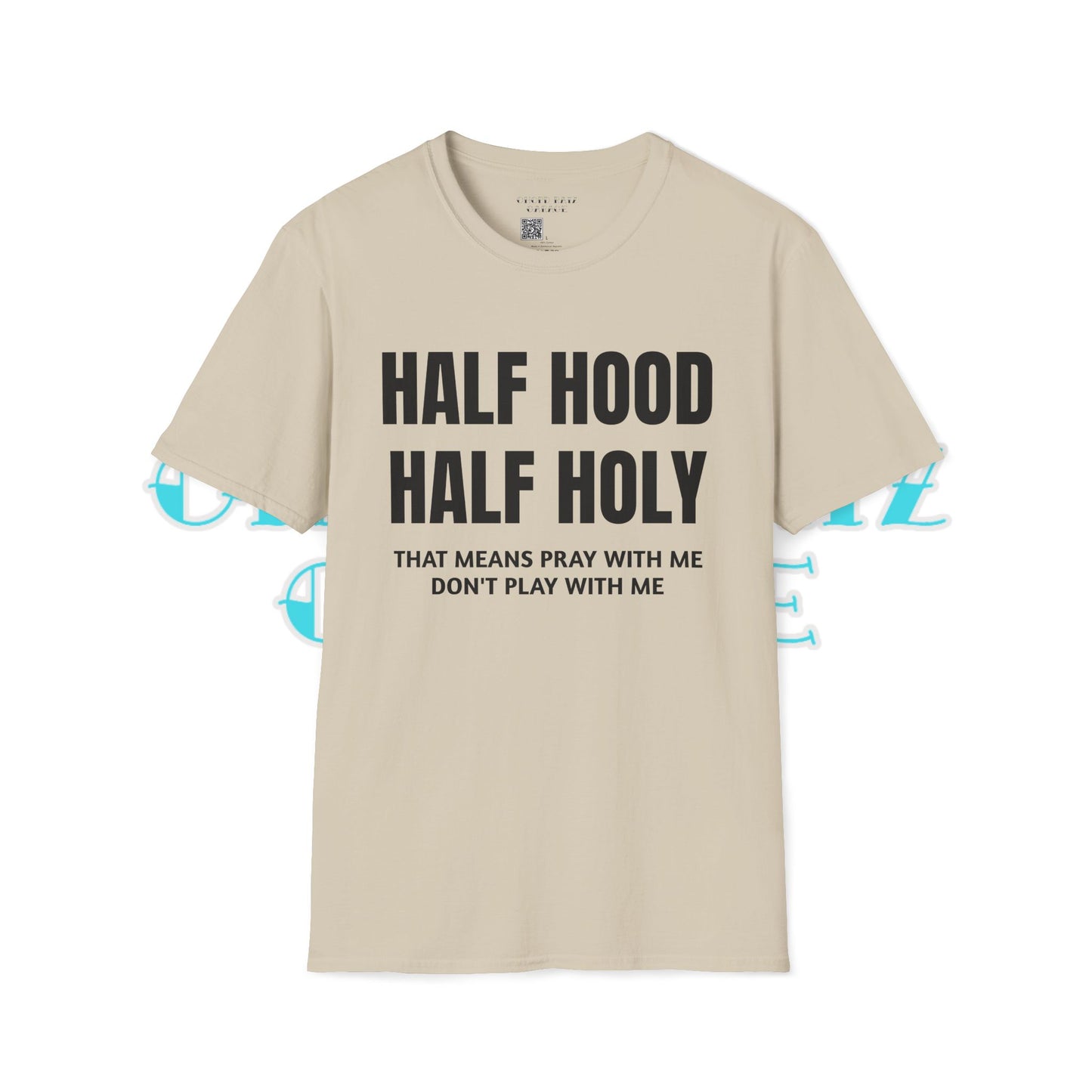 HALF HOOD HALF HOLY Unisex T-Shirt SALE - Chop'D Ratz Garage