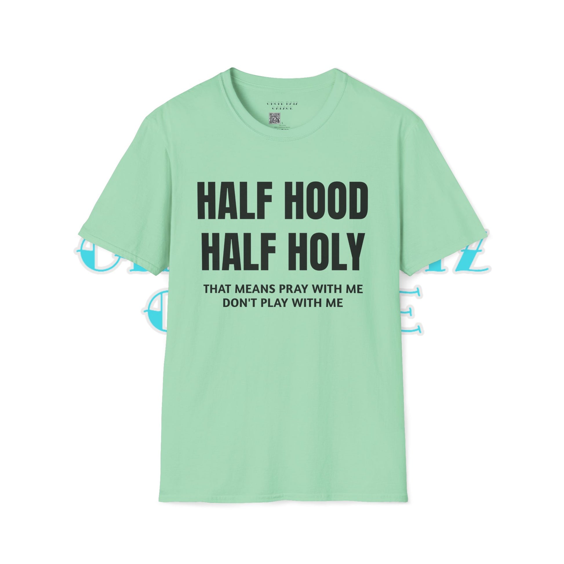 HALF HOOD HALF HOLY Unisex T-Shirt SALE - Chop'D Ratz Garage