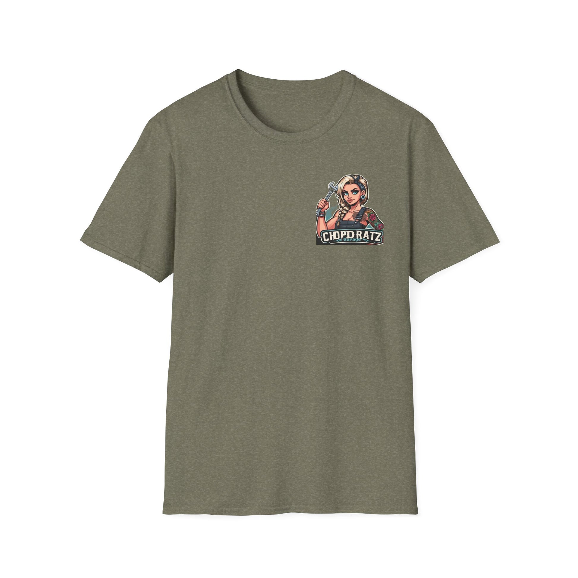 CHOPD RATZ Boss Lady Unisex Softstyle T-Shirt - Chop'D Ratz Garage