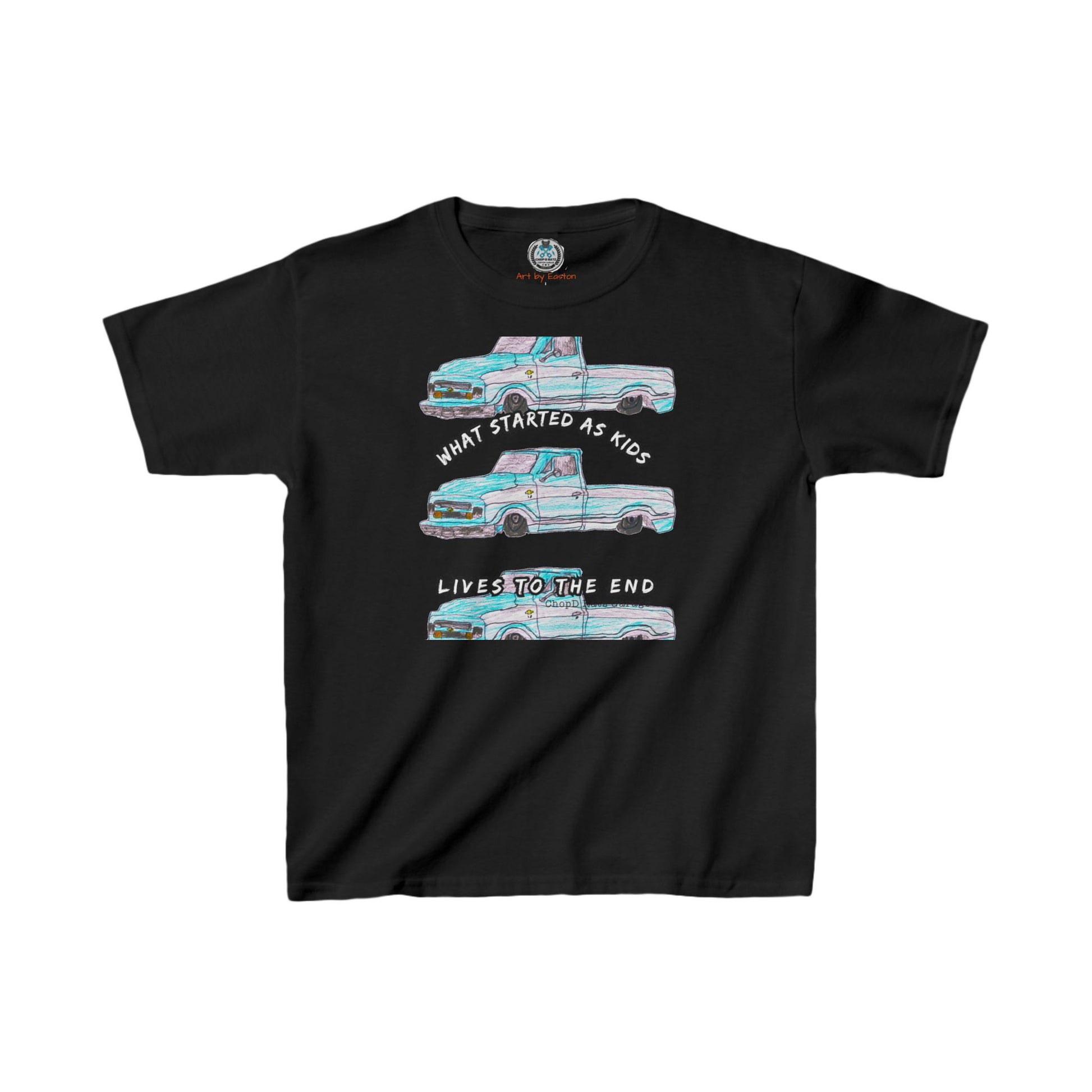 Easton Art C10 Kids Tee - Chop'D Ratz Garage