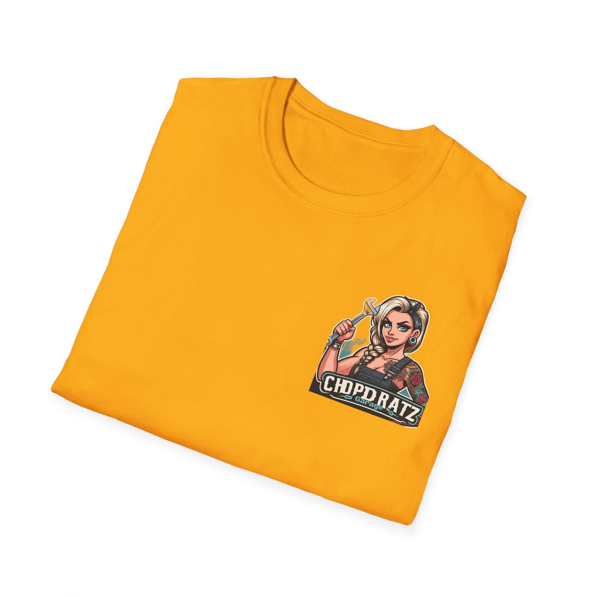 CHOPD RATZ Boss Lady Unisex Softstyle T-Shirt - Chop'D Ratz Garage