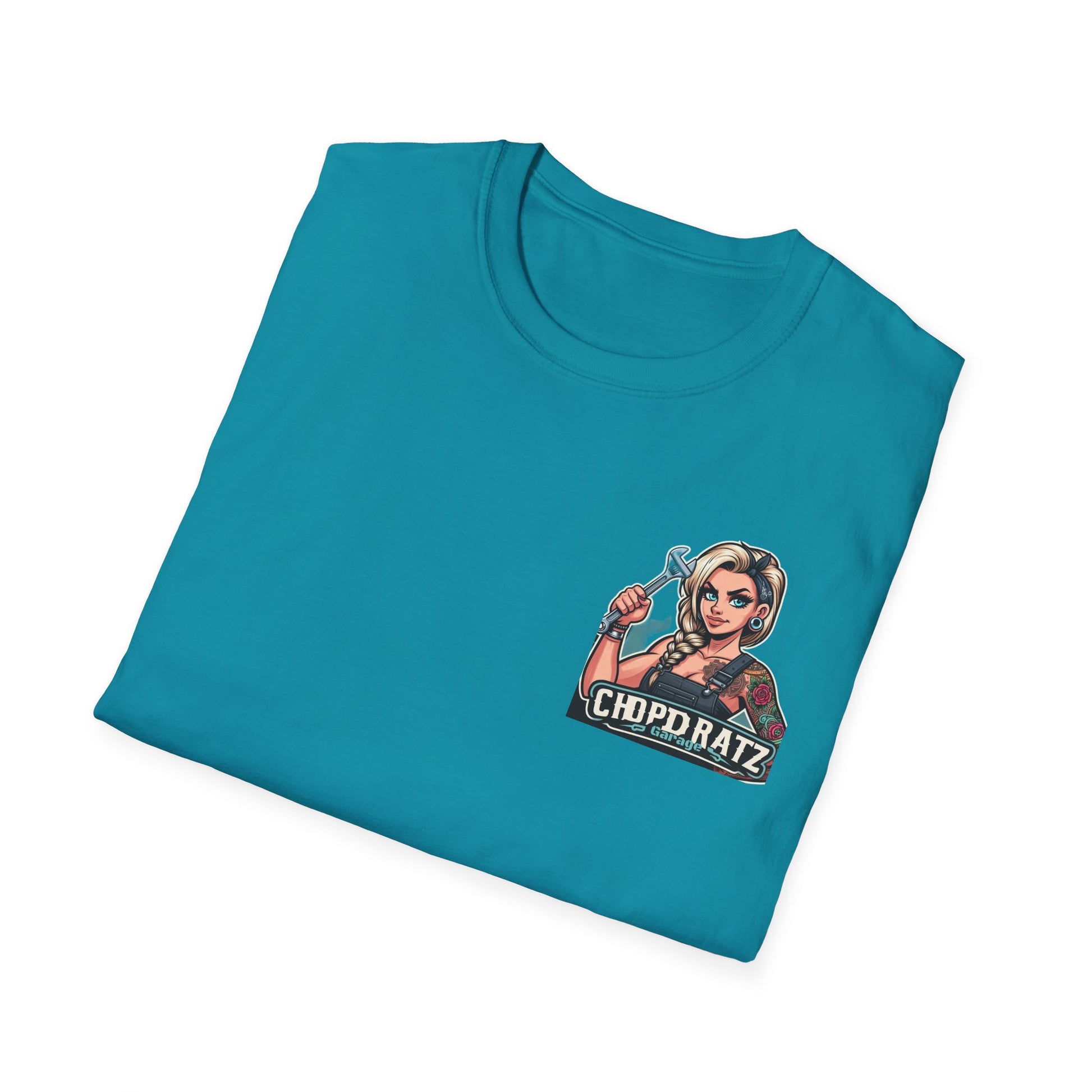 CHOPD RATZ Boss Lady Unisex Softstyle T-Shirt - Chop'D Ratz Garage