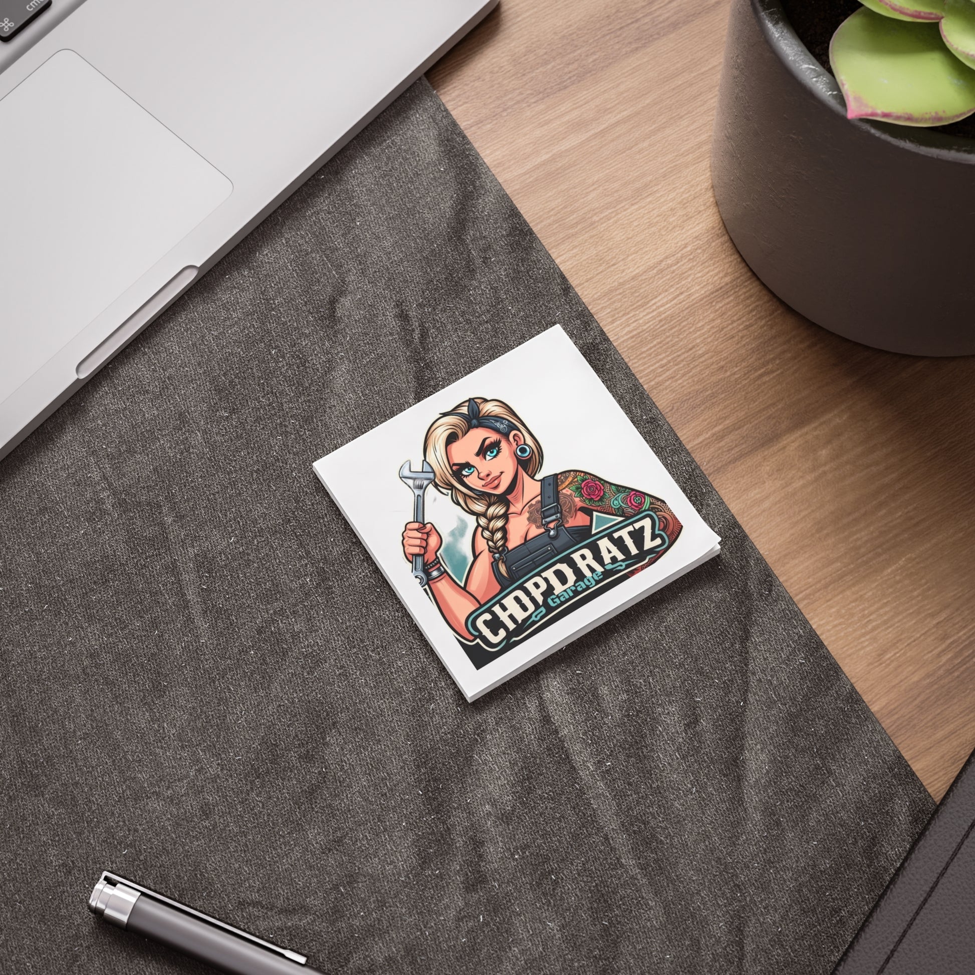 CRG Boss Lady Post-it® Note Pads - Chop'D Ratz Garage