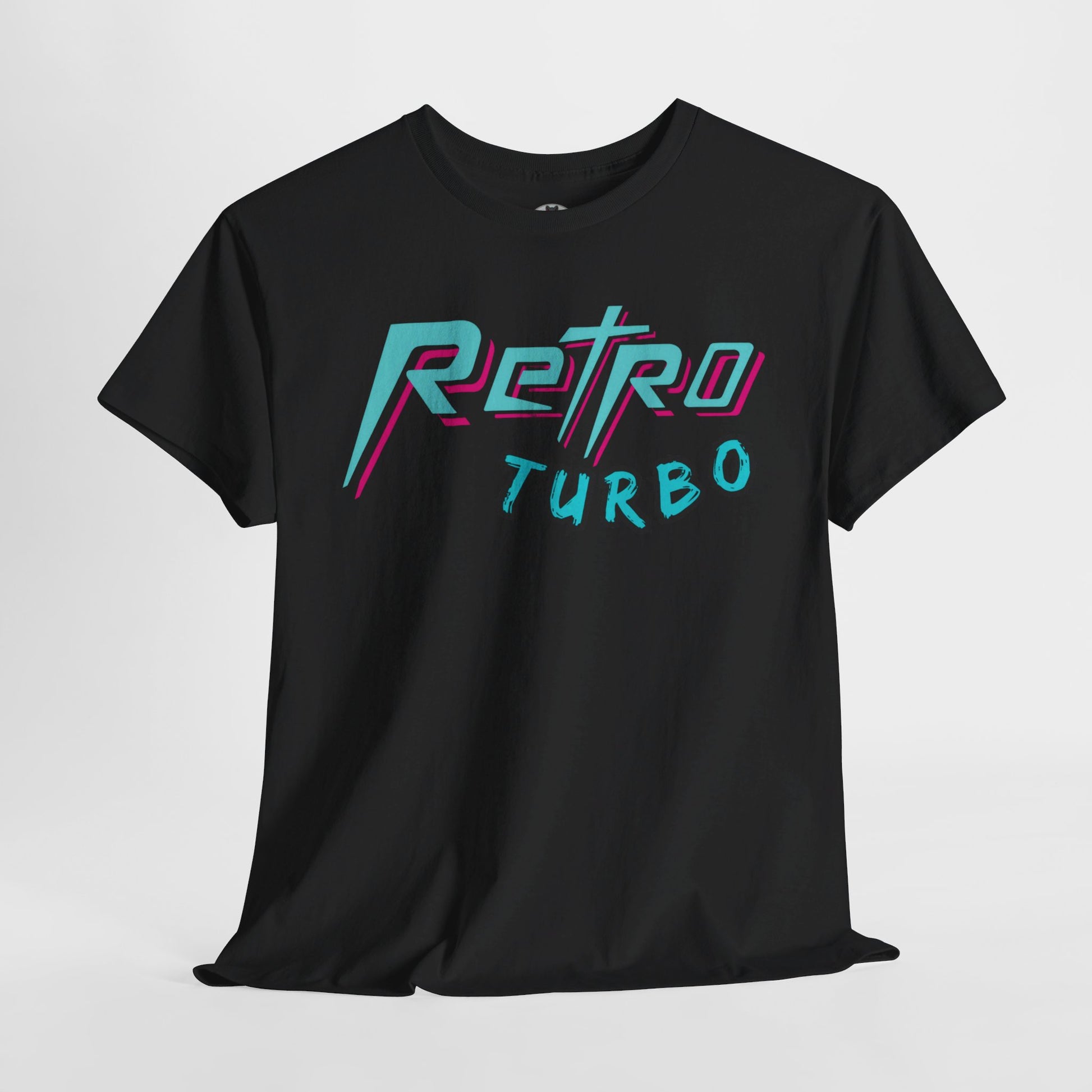 RETRO TURBO *BLACK* Unisex Heavy Cotton Tee - Chop'D Ratz Garage