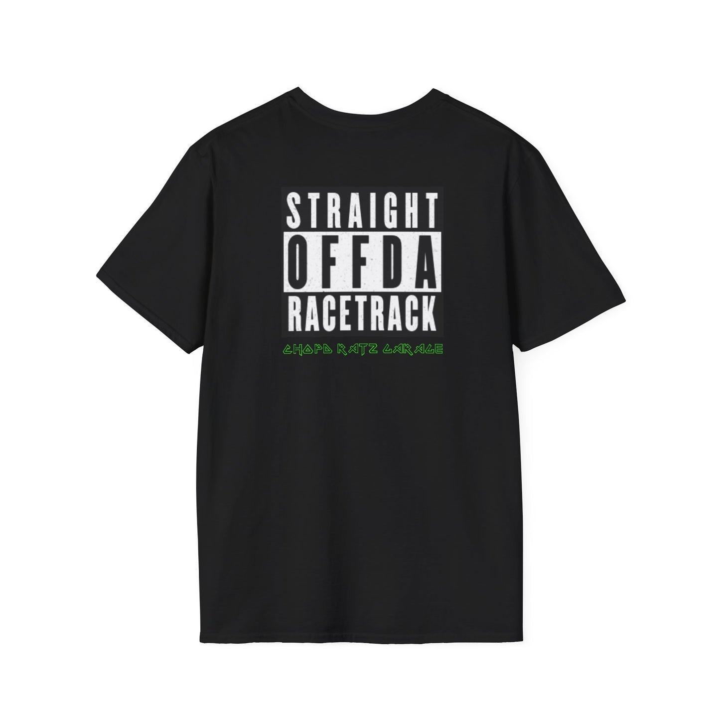 OFF THE RACE TRACK Unisex Softstyle Shirt - Chop'D Ratz Garage