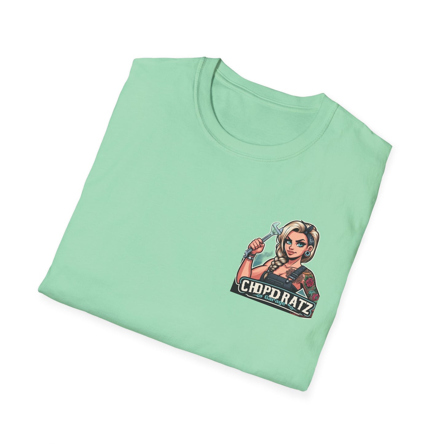 CHOPD RATZ Boss Lady Unisex Softstyle T-Shirt - Chop'D Ratz Garage