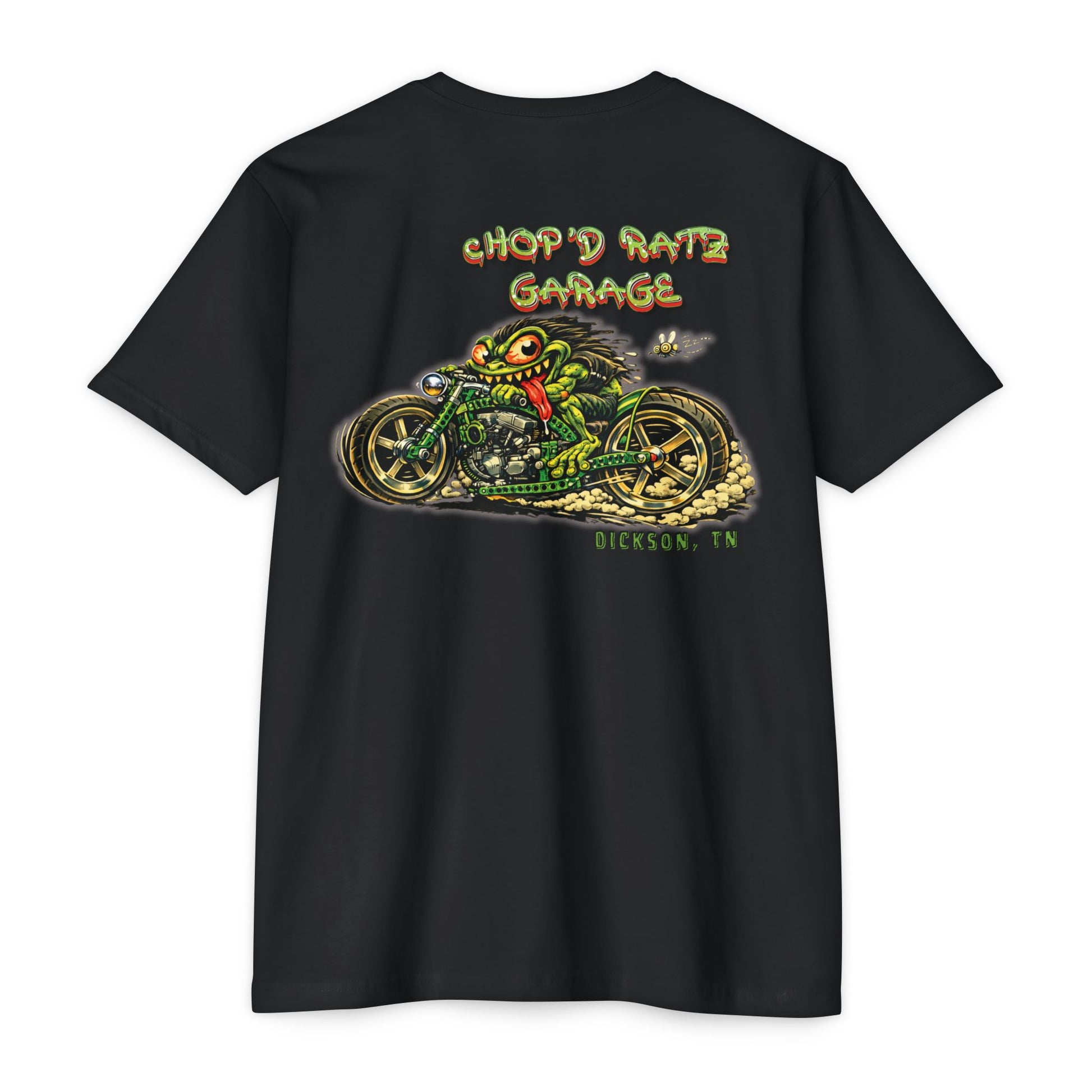 RIVVIT Frog Motorcycle T-Shirt — "Chop'D Ratz Garage" Vintage Tee - Chop'D Ratz Garage
