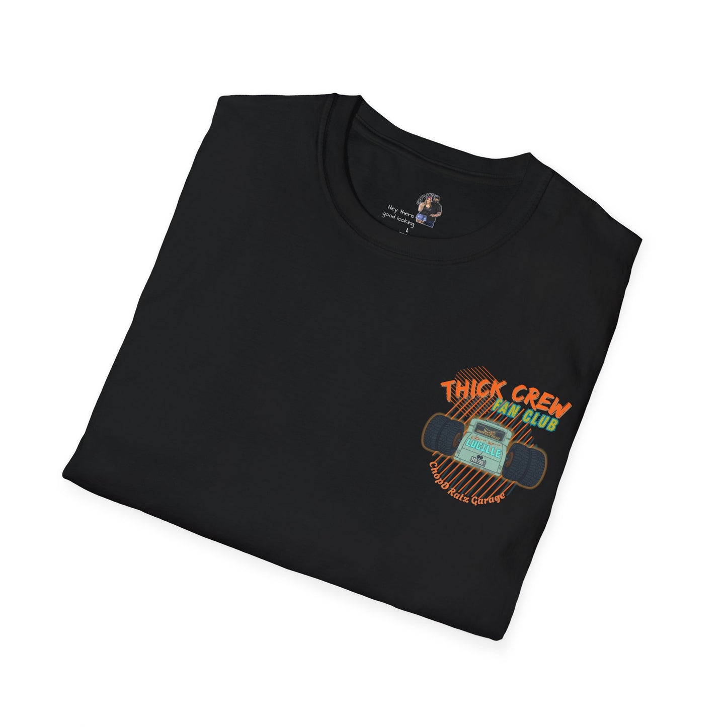 Thick Crew Fan Club T-Shirt — Vintage Hot Rod Truck Graphic Shirt - Chop'D Ratz Garage
