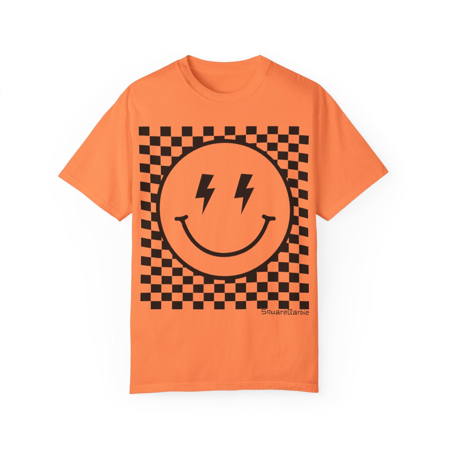 Retro Smiley Groovy Shirt | Checkered Shirt | Groovy Retro Tee | Trendy Aesthetic | Comfort Colors Graphic Tee | Vintage-inspired Graphic Shirt