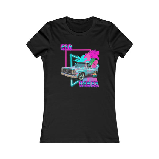 SQUAREBARBIE RETRO VIBEZ Women's Tee - Chop'D Ratz Garage