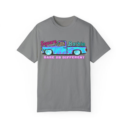 Dare to Be Different SquareBarbie T-Shirt - Unisex Garment-Dyed Popular Comfort Colors Tee