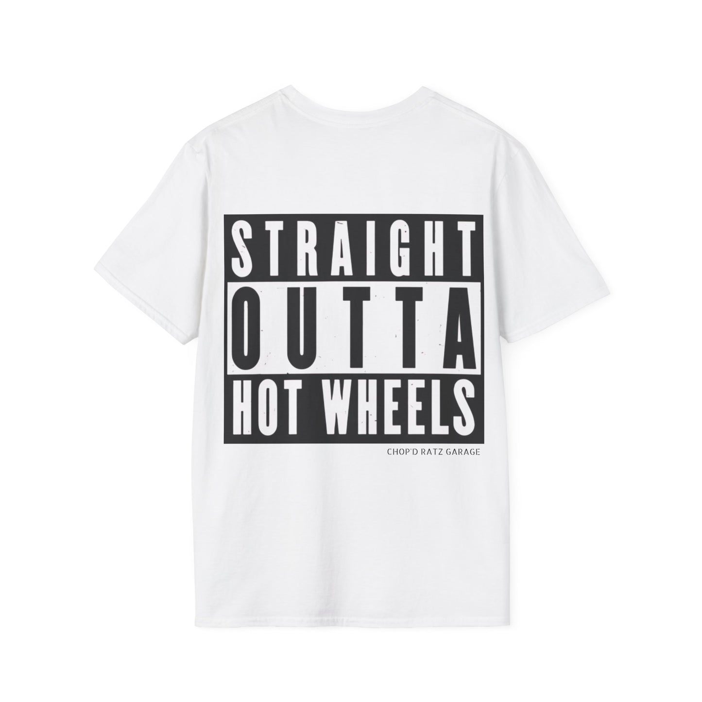 Funny "Straight Outta Hot Wheels" T-Shirt Adult Unisex