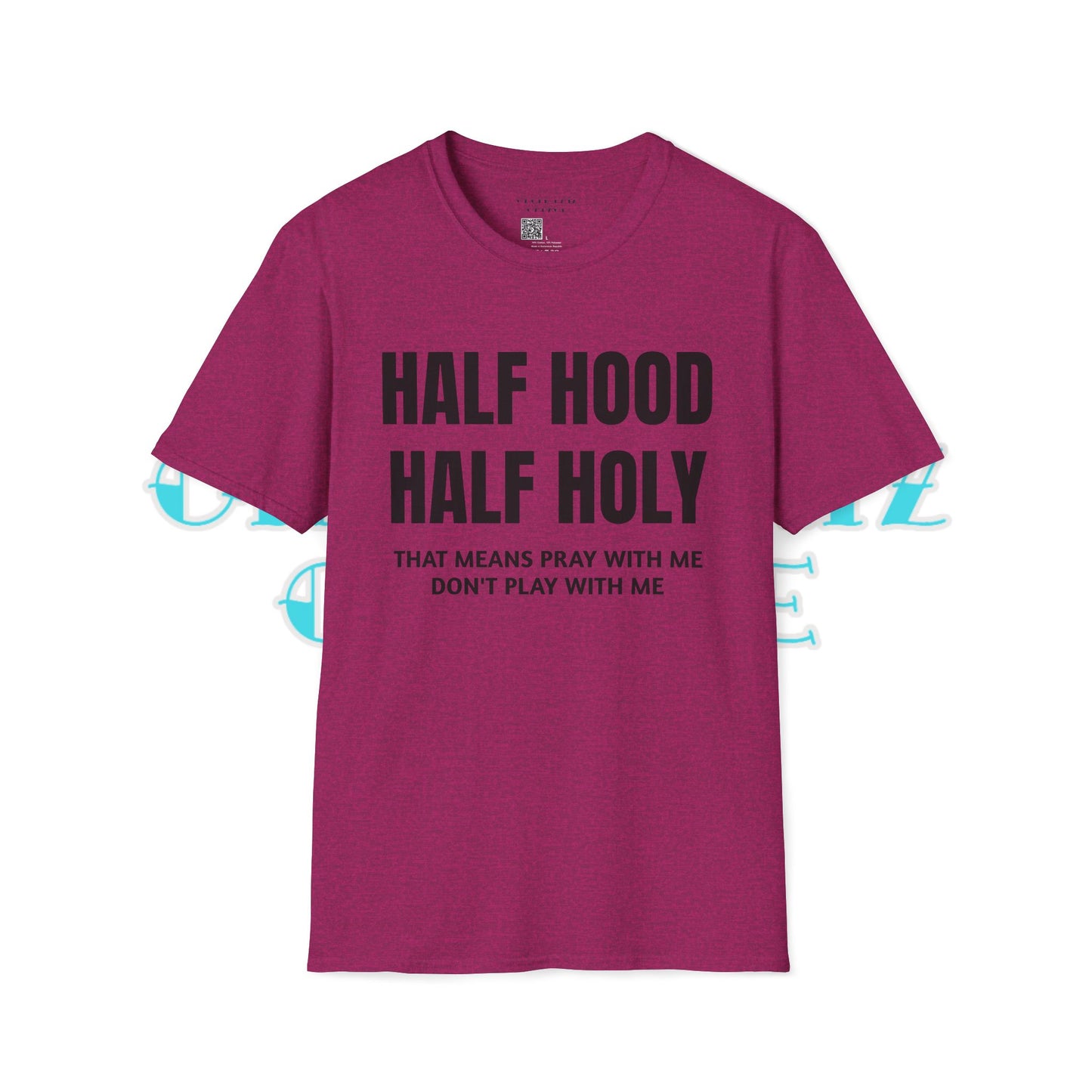 HALF HOOD HALF HOLY Unisex T-Shirt SALE - Chop'D Ratz Garage