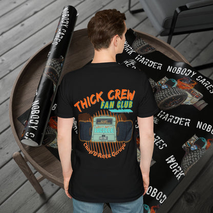 Thick Crew Fan Club T-Shirt — Vintage Hot Rod Truck Graphic Shirt - Chop'D Ratz Garage