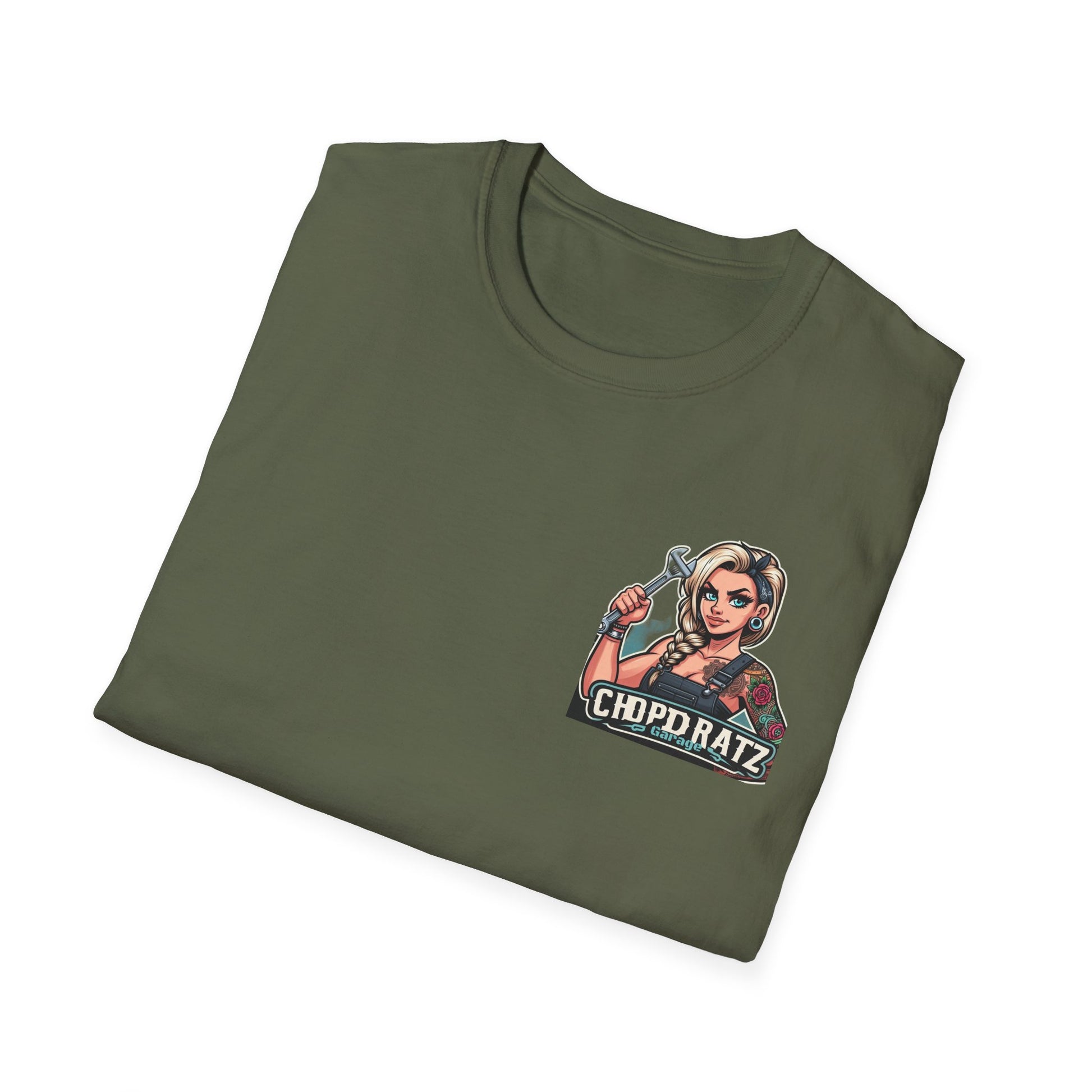 CHOPD RATZ Boss Lady Unisex Softstyle T-Shirt - Chop'D Ratz Garage