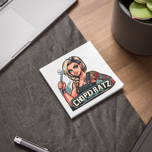 CRG Boss Lady Post-it® Note Pads - Chop'D Ratz Garage