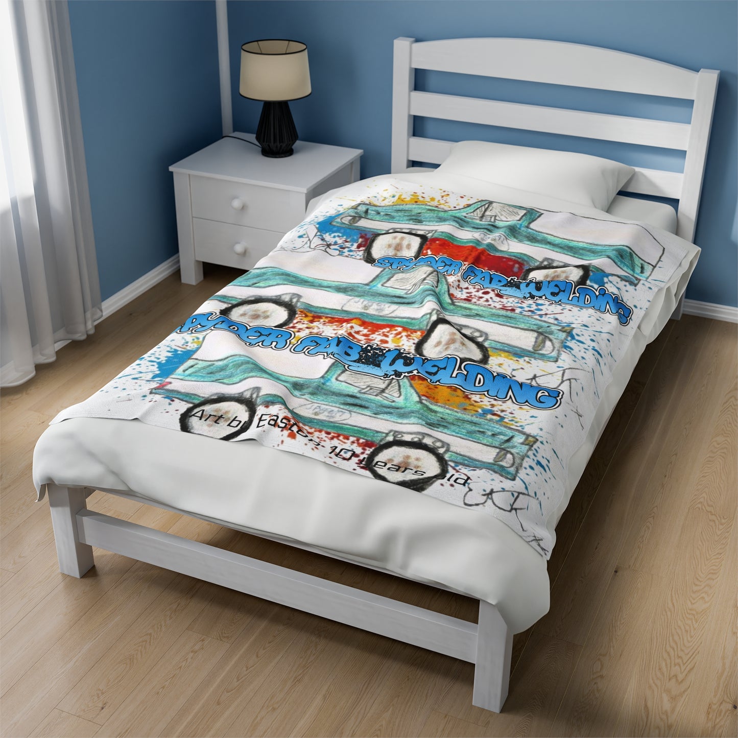 SPYDER by Easton Velveteen Blanket - Chop'D Ratz Garage