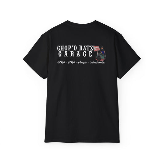 The OG ChopD Ratz Garage Unisex Short Sleeve Shirt - Chop'D Ratz Garage