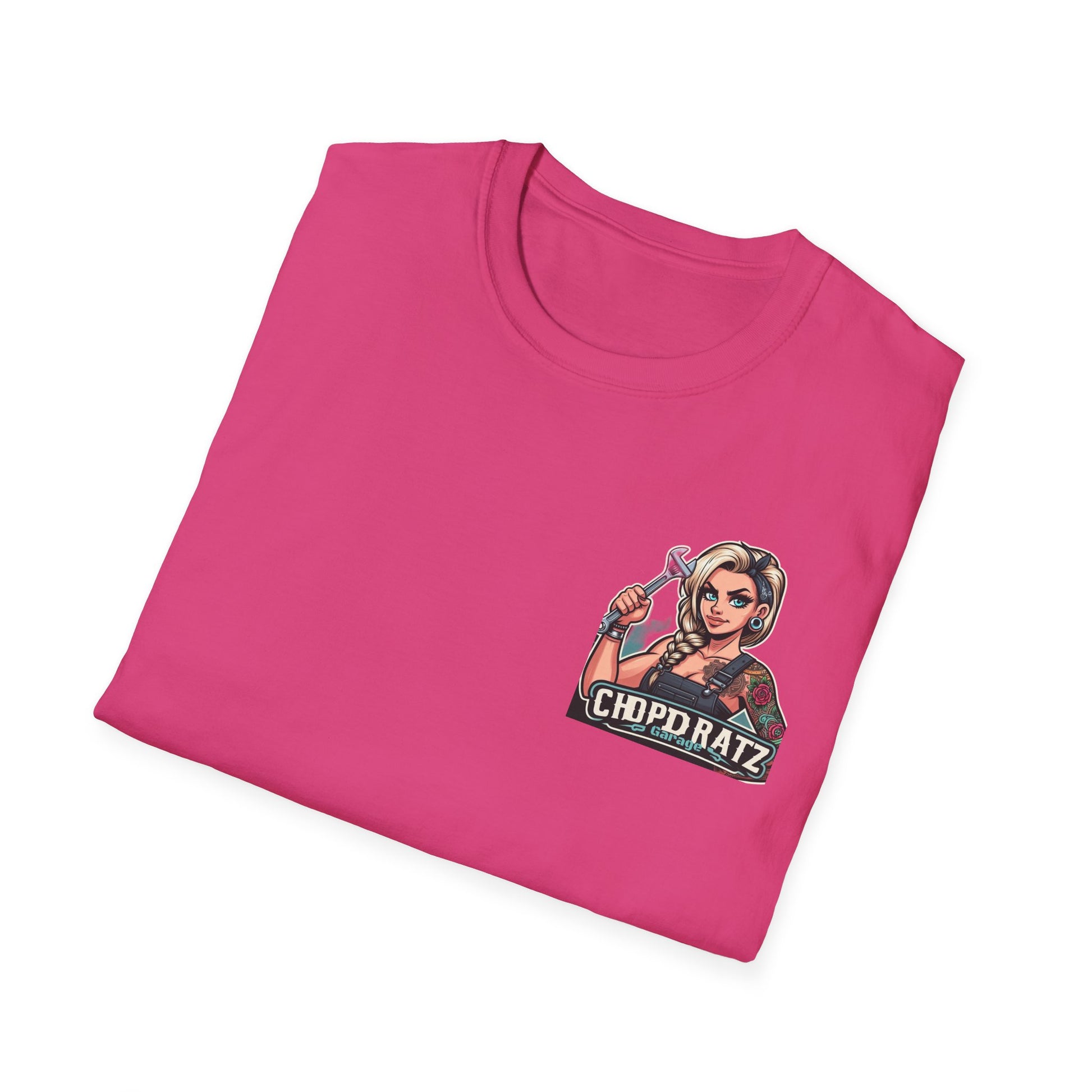 CHOPD RATZ Boss Lady Unisex Softstyle T-Shirt - Chop'D Ratz Garage