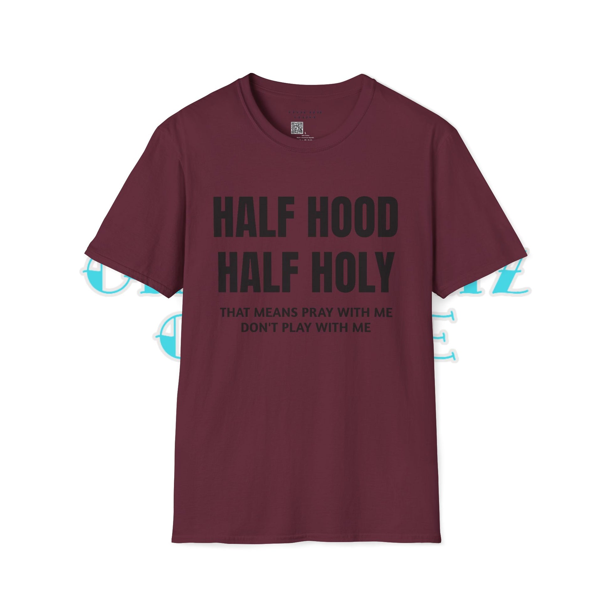 HALF HOOD HALF HOLY Unisex T-Shirt SALE - Chop'D Ratz Garage