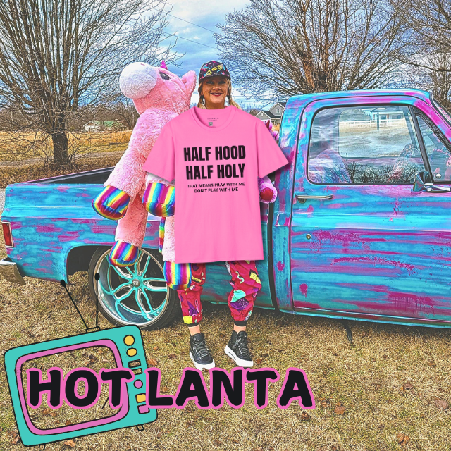 HALF HOOD HALF HOLY Unisex T-Shirt SALE - Chop'D Ratz Garage