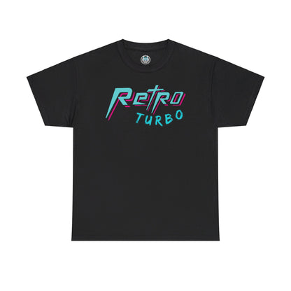 RETRO TURBO *BLACK* Unisex Heavy Cotton Tee - Chop'D Ratz Garage