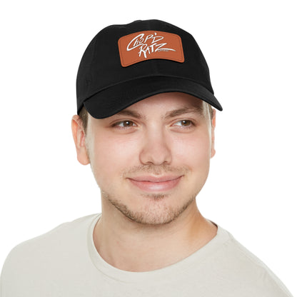CRG Dad Hat w/ Leather Patch - Chop'D Ratz Garage
