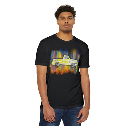 George's Dodge Yellow Truck T-Shirt — Watercolor by Easton K.