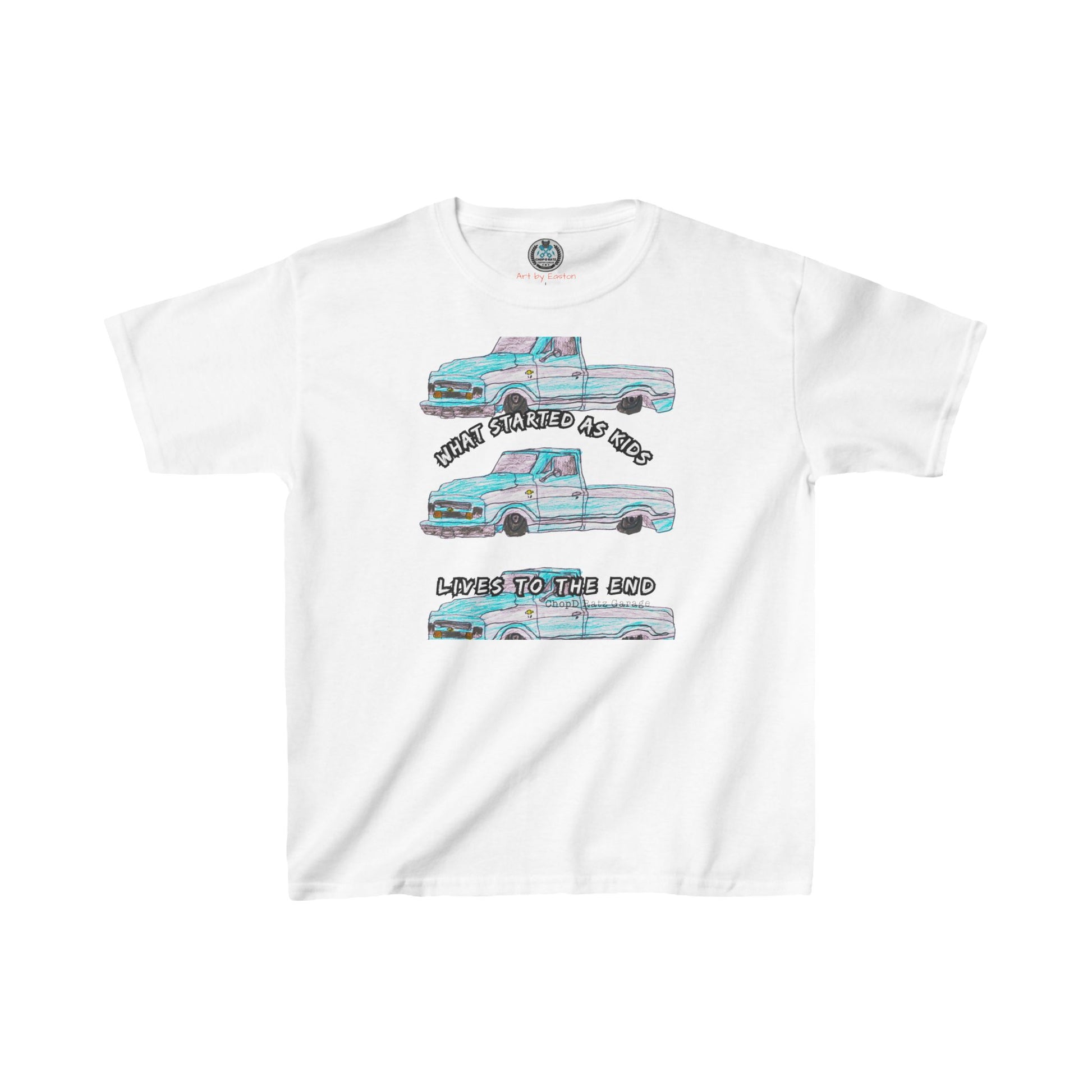 Easton Art C10 Kids Tee - Chop'D Ratz Garage