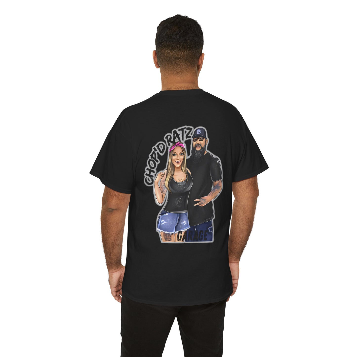 UP TO 5XL! Power Couple Tee, Chop'D Ratz Unisex Heavy Cotton Tee, Casual T-Shirt, Unique Graphic Tee, Gift for Him/Her