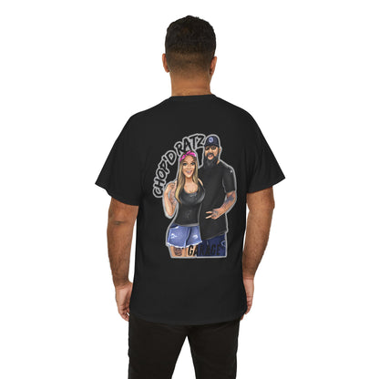 UP TO 5XL! Power Couple Tee, Chop'D Ratz Unisex Heavy Cotton Tee, Casual T-Shirt, Unique Graphic Tee, Gift for Him/Her