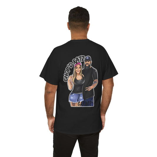 UP TO 5XL! Power Couple Tee, Chop'D Ratz Unisex Heavy Cotton Tee, Casual T-Shirt, Unique Graphic Tee, Gift for Him/Her